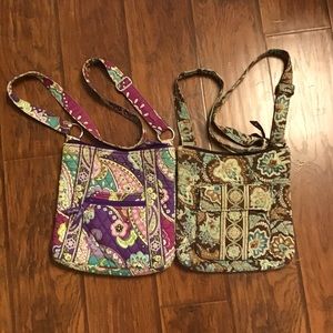 2 Vera Bradley Crossbody Hipsters